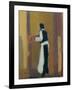 Parisian waiter, 2015-Michael G. Clark-Framed Giclee Print