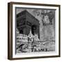 Parisian Wall Black II-Janice Gaynor-Framed Art Print