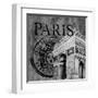 Parisian Wall Black IV-Janice Gaynor-Framed Art Print