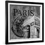 Parisian Wall Black IV-Janice Gaynor-Framed Art Print