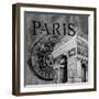 Parisian Wall Black IV-Janice Gaynor-Framed Art Print