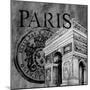 Parisian Wall Black IV-Janice Gaynor-Mounted Art Print
