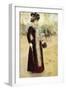 Parisian Woman in the Bois de Boulogne, c.1899-Jean Béraud-Framed Giclee Print