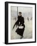 Parisian Woman in the Place de La Concorde, c.1890-Jean Béraud-Framed Giclee Print