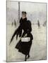 Parisian Woman in the Place de La Concorde, c.1890-Jean Béraud-Mounted Giclee Print
