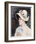 Parisian Woman (Portrait of Irm), 1882-Maria Konstantinovna Bashkirtseva-Framed Giclee Print