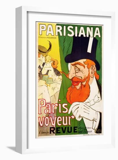 Parisiana, Paris Voyeur-J^ Saunier-Framed Art Print