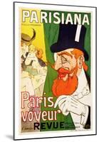 Parisiana, Paris Voyeur-J^ Saunier-Mounted Art Print