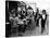 Parisians at a Sidewalk Cafe-Alfred Eisenstaedt-Stretched Canvas