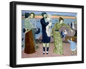 Parisians at the Seaside, 1899-Maurice Denis-Framed Giclee Print