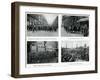 Parisians Celebrate Peace Treatry, France, 1919-null-Framed Art Print