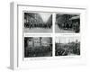 Parisians Celebrate Peace Treatry, France, 1919-null-Framed Art Print