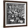 Parisians Dining Outdoors in Balmy Spring Weather-Nat Farbman-Framed Photographic Print