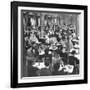 Parisians Dining Outdoors in Balmy Spring Weather-Nat Farbman-Framed Photographic Print