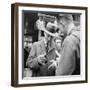 Parisians Drinking Bottled Coca Cola, Paris, France, 1950-Mark Kauffman-Framed Photographic Print