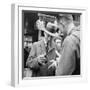 Parisians Drinking Bottled Coca Cola, Paris, France, 1950-Mark Kauffman-Framed Photographic Print