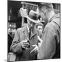 Parisians Drinking Bottled Coca Cola, Paris, France, 1950-Mark Kauffman-Mounted Photographic Print