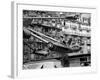 Parisians Enjoying an Amusement Park Ride-Alfred Eisenstaedt-Framed Photographic Print