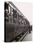 Parisians Leaving by the Train for the Three-Day Pentecost Week-End (1939)-null-Stretched Canvas