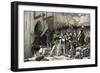 Parisians Liberating Prisoners after Storming the Bastille during the French Revolution-null-Framed Giclee Print