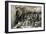 Parisians Liberating Prisoners after Storming the Bastille during the French Revolution-null-Framed Giclee Print