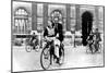 Parisians Travelling by Bicycle, German-Occupied Paris, July 1940-null-Mounted Premium Giclee Print