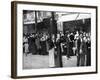 Parisians Watching a German Aeroplane, First World War, 1914-null-Framed Giclee Print