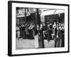 Parisians Watching a German Aeroplane, First World War, 1914-null-Framed Giclee Print