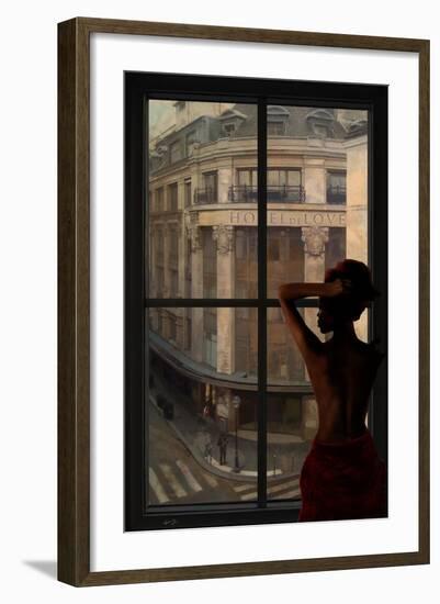 Parisien Affairs II-Eric Yang-Framed Art Print