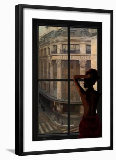 Parisien Affairs II-Eric Yang-Framed Art Print
