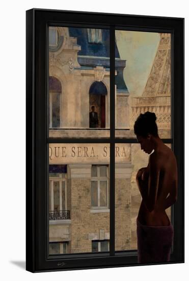 Parisien Affairs IV-Eric Yang-Framed Stretched Canvas