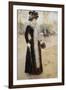 Parisienne au bois-Jean Béraud-Framed Giclee Print