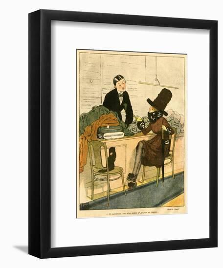 Parisienne Buys Fashion-null-Framed Art Print