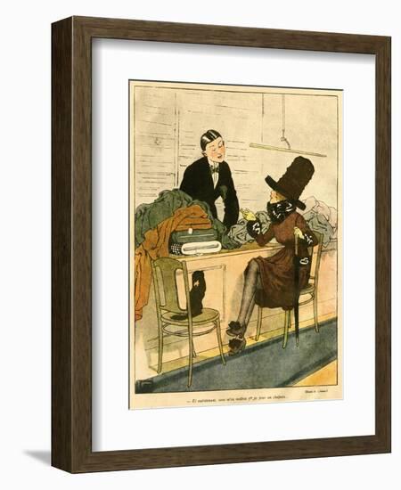 Parisienne Buys Fashion-null-Framed Art Print