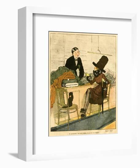 Parisienne Buys Fashion-null-Framed Art Print