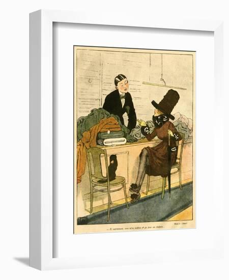 Parisienne Buys Fashion-null-Framed Art Print