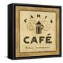 Parisienne Cafe-Angela Staehling-Framed Stretched Canvas