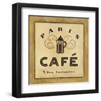 Parisienne Cafe-Angela Staehling-Framed Art Print