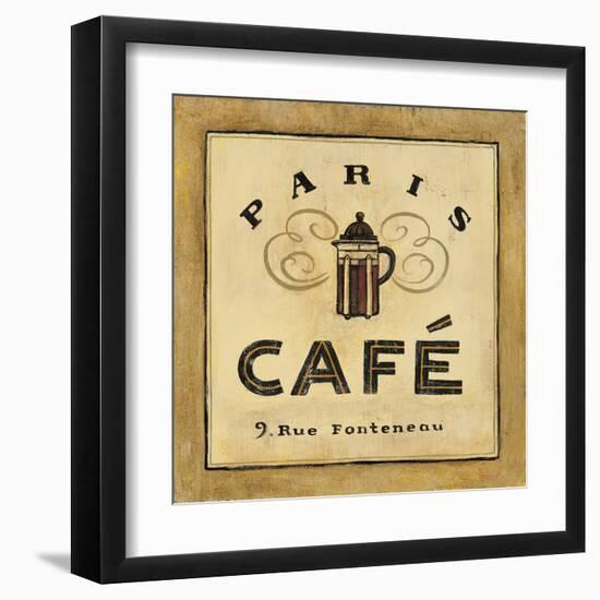 Parisienne Cafe-Angela Staehling-Framed Art Print