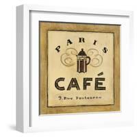 Parisienne Cafe-Angela Staehling-Framed Art Print