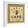 Parisienne Cafe-Angela Staehling-Framed Art Print