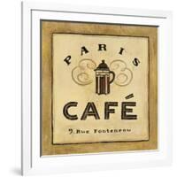 Parisienne Cafe-Angela Staehling-Framed Art Print