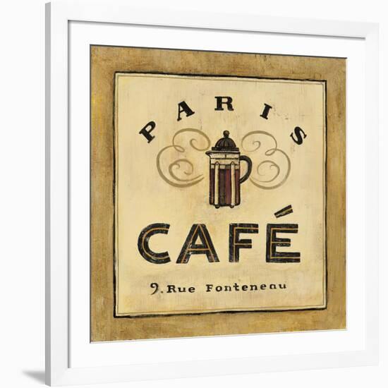 Parisienne Cafe-Angela Staehling-Framed Art Print