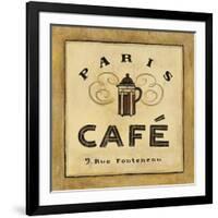 Parisienne Cafe-Angela Staehling-Framed Art Print