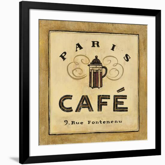 Parisienne Cafe-Angela Staehling-Framed Art Print