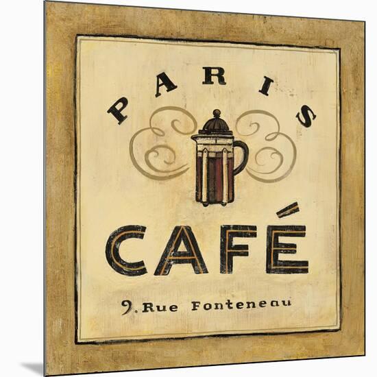 Parisienne Cafe-Angela Staehling-Mounted Art Print