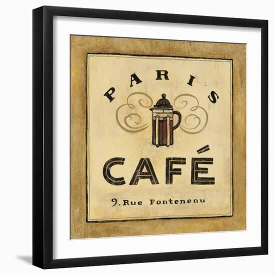 Parisienne Cafe-Angela Staehling-Framed Art Print