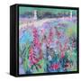 Parisienne Garden-Sylvia Paul-Framed Stretched Canvas