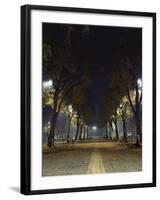 Park at Night, Padua, Italy-Chuck Haney-Framed Photographic Print