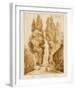 Park at the Villa d'Este-Jean-Honoré Fragonard-Framed Collectable Print